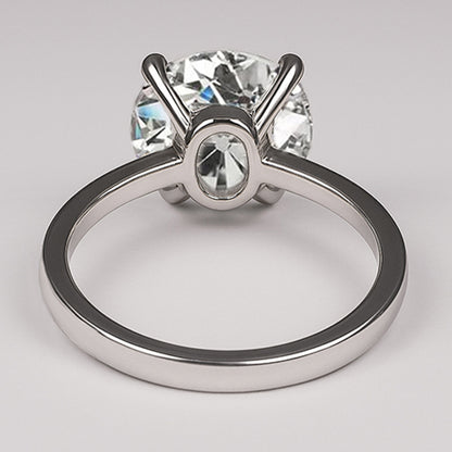 Gold Wedding Ring Old Mine Cut Round Genuine Natural Earth Mined Diamonds 2.50 Carats