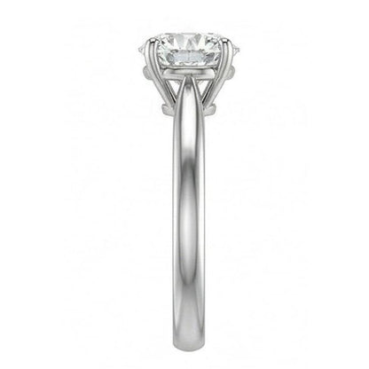 Gorgeous Round Cut 2.75 Ct Solitaire Natural Earth Mined Diamond Ring 4 Prongs