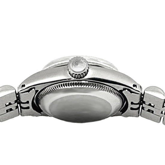 Gray Diamond Dial Rolex Ss Jubilee Datejust Ladies Watch