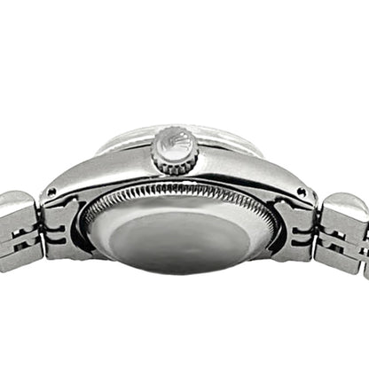 Gray Diamond Dial Rolex Ss Jubilee Datejust Ladies Watch