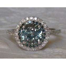 Green Sapphire Wedding Cocktail Ring
