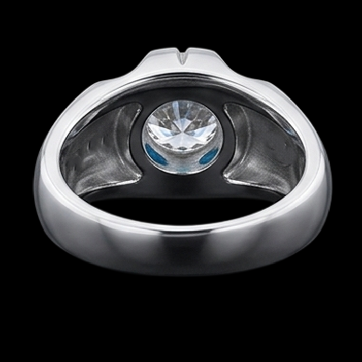Gypsy 2.50 Carat Round Diamond Solitaire Ring White Gold 10K
