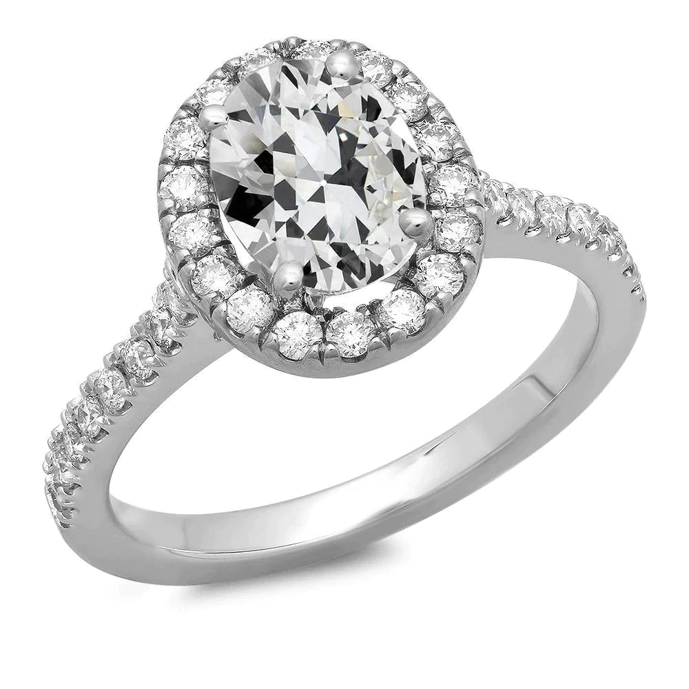 Halo 11 Carat Wedding Diamond Ring