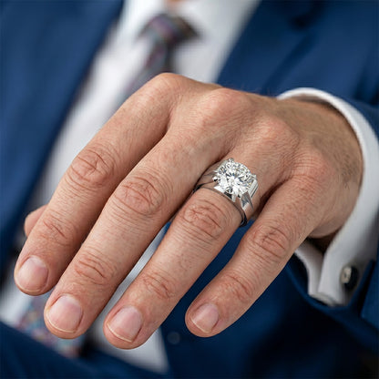 Handcrafted Fine Diamond Men's Ring 2 ct – HarryChadEnt