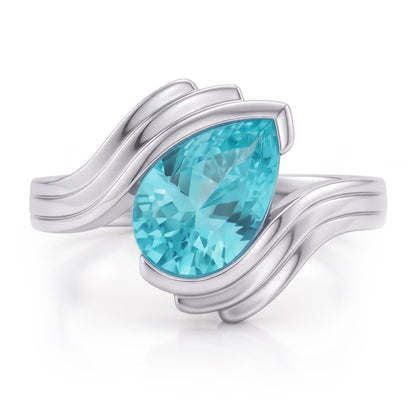 Handcrafted Gemstone Ring – Paraiba Tourmaline 2 ct