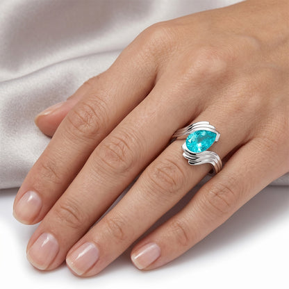 Handcrafted Gemstone Ring – Paraiba Tourmaline 2 ct