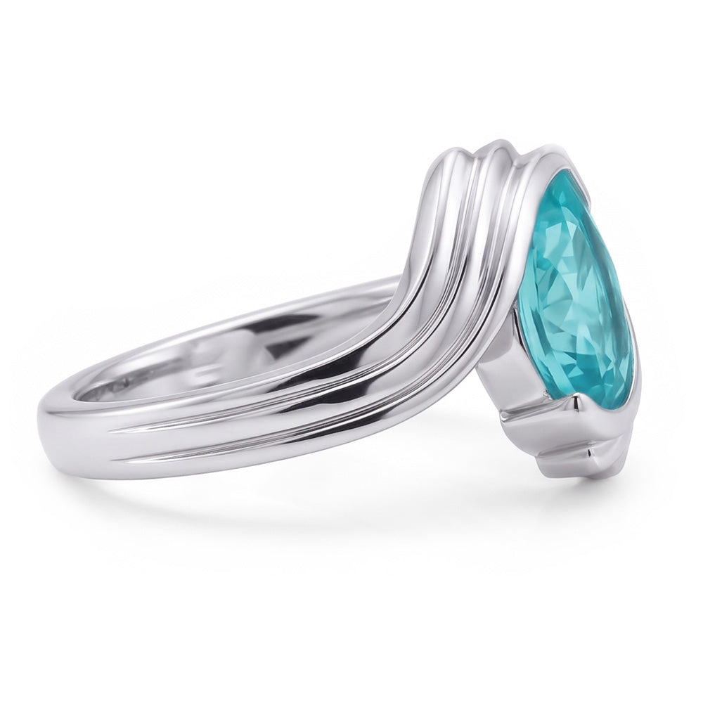Handcrafted Gemstone Ring – Paraiba Tourmaline 2 ct