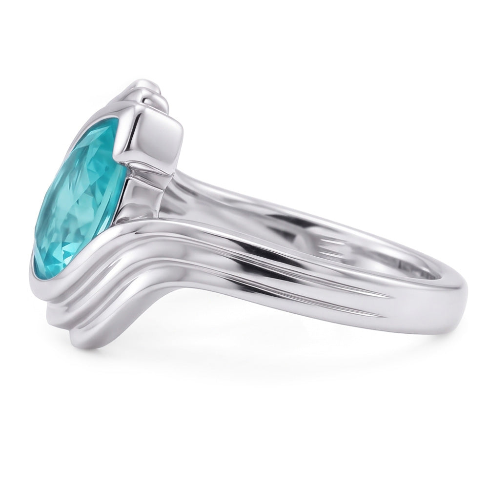 Handcrafted Gemstone Ring – Paraiba Tourmaline 2 ct