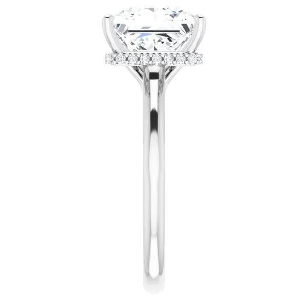 Hidden Halo 10.25 Carat Big Princess Lab Grown Diamond Ring