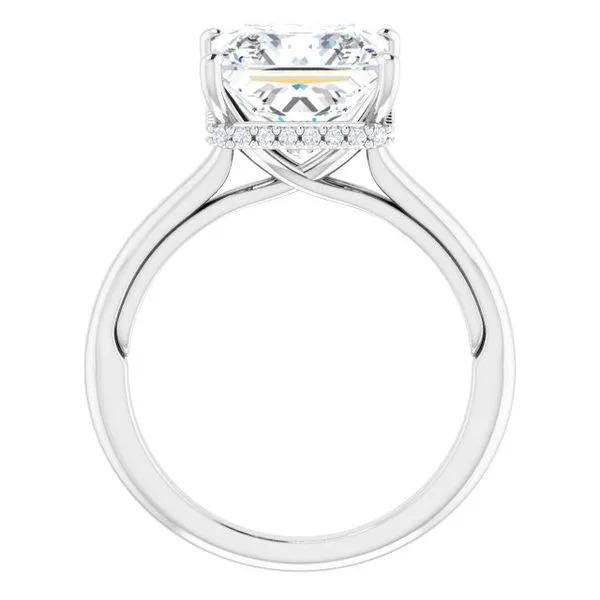 Hidden Halo 10.25 Carat Big Princess Lab Grown Diamond Ring