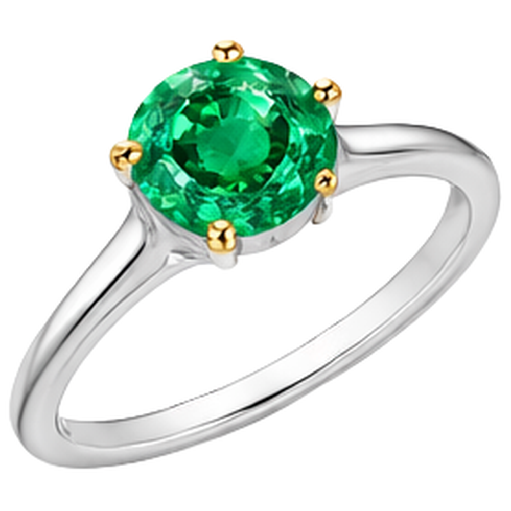 Natural Real ( Not Lab Grown ) Huge Green Emerald GIA Ring Solitaire Jewelry