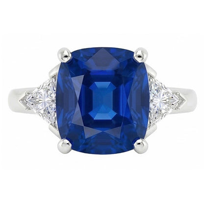 IGI CERTIFIED 14K Gold 9 Carat Sapphire Engagement Ring