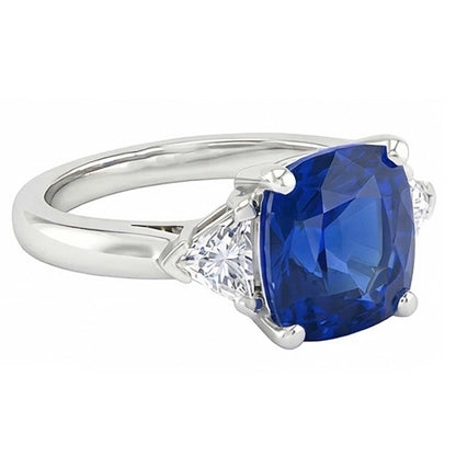 IGI CERTIFIED 14K Gold 9 Carat Sapphire Engagement Ring