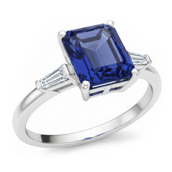 IGI CERTIFIED Genuine 11 Ct Big Sapphire Ring