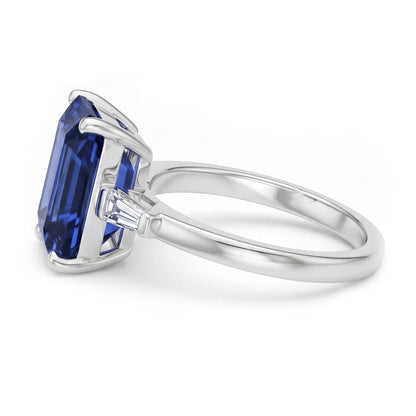 IGI CERTIFIED Genuine 11 Ct Big Sapphire Ring