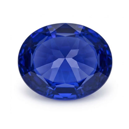 IGI CERTIFIED Loose Ceylon Color Blue Sapphire Approx. 7 Carats Oval Cut Gemstone