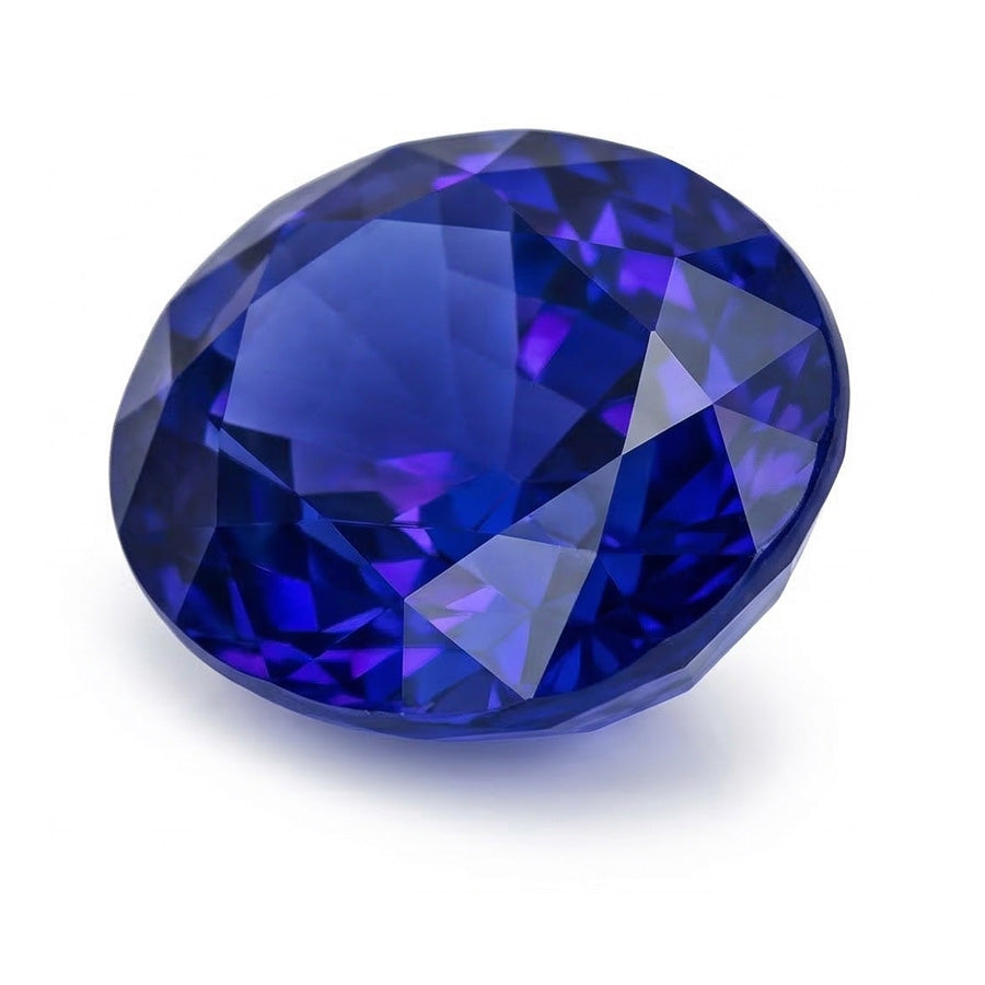 IGI CERTIFIED Loose Ceylon Color Blue Sapphire Approx. 7 Carats Oval Cut Gemstone