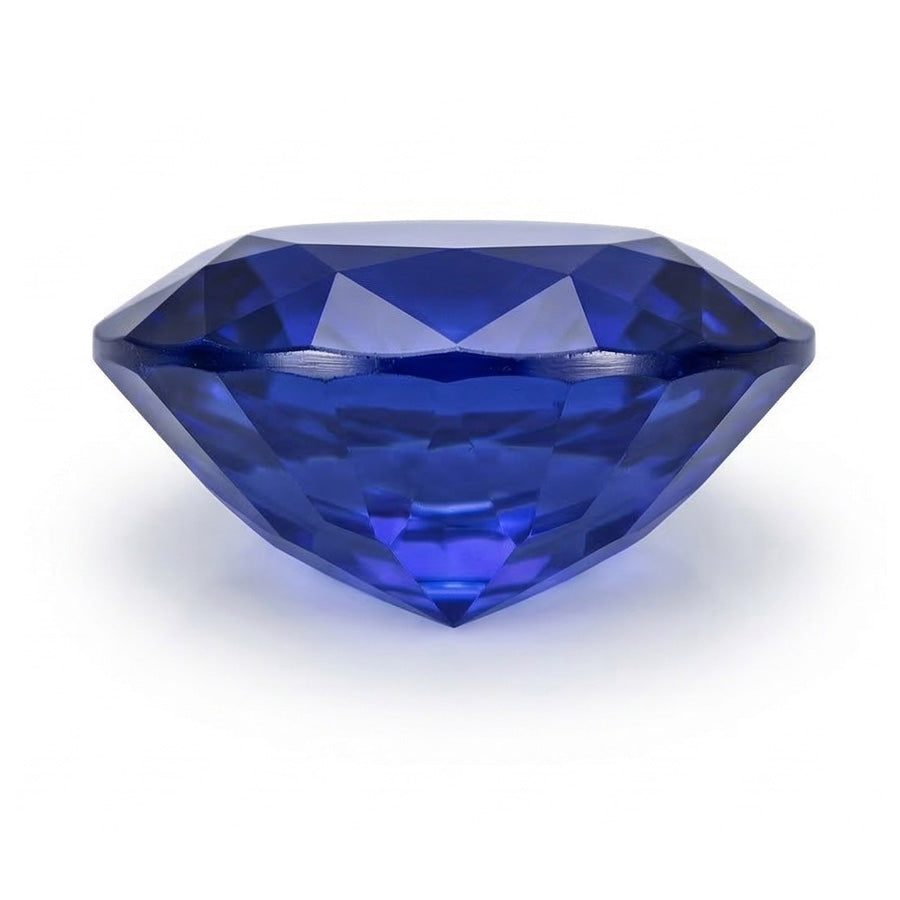 IGI CERTIFIED Loose Ceylon Color Blue Sapphire Approx. 7 Carats Oval Cut Gemstone
