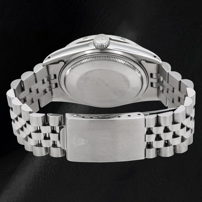 Rolex Datejust 16014 36mm Gray Diamond Dial Stainless Steel Watch