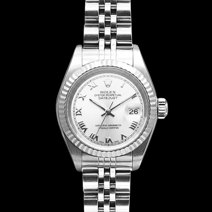 Jubilee Bracelet Ss Ladies Rolex Datejust Watch  Roman Dial Rolex