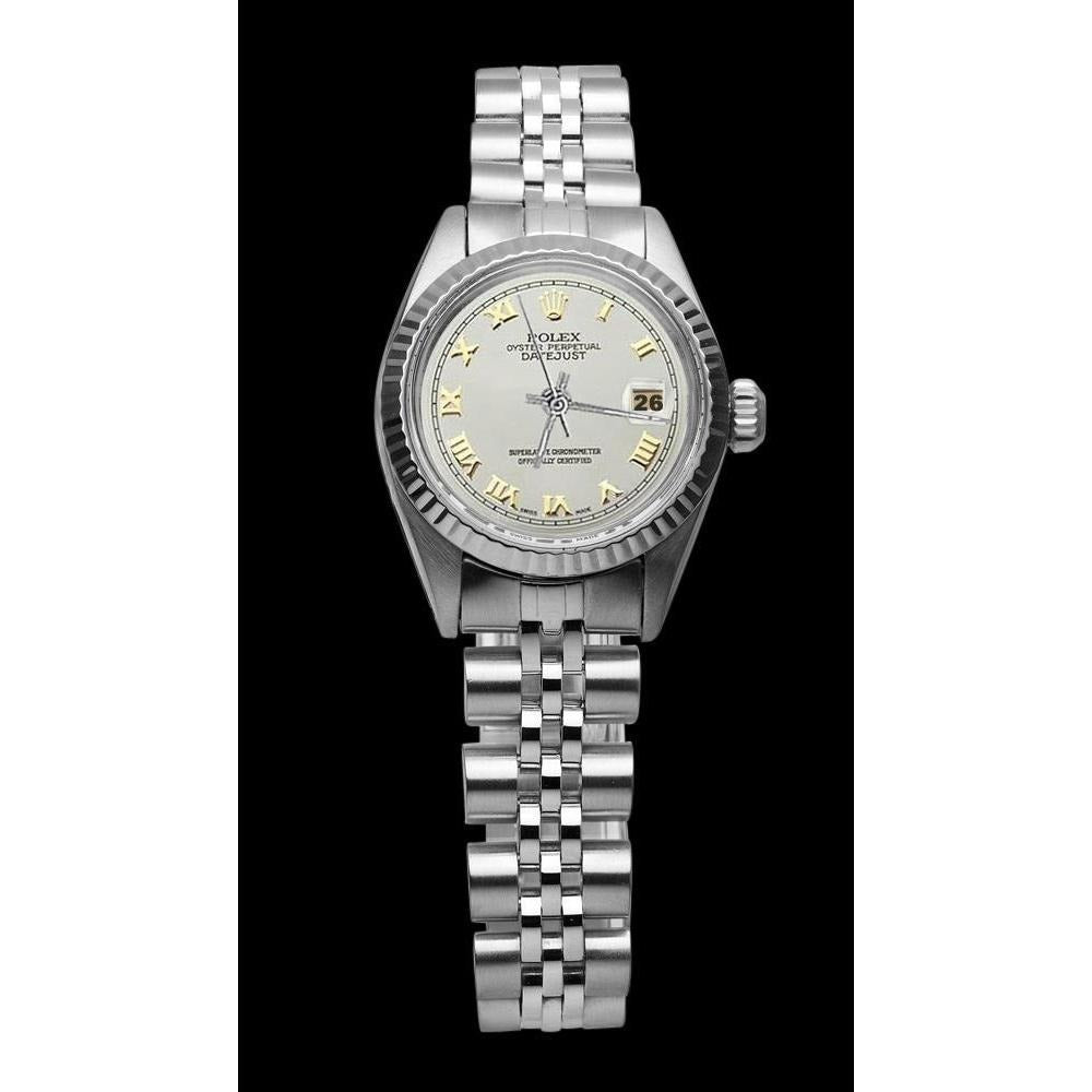 Rolex Datejust Watch Roman Dial Rolex
