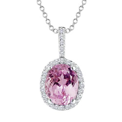 Kunzite Pendant Necklace