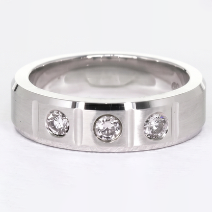 Lab Grown Diamond Eternity Band 0.75ct - White Gold 10K