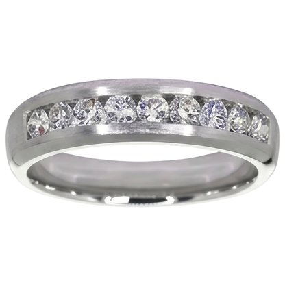 Lab Grown Diamond Eternity Band 1.35ct - White Gold 10K