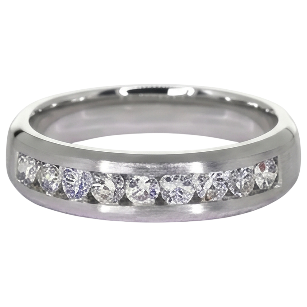Lab Grown Diamond Eternity Band 1.35ct - White Gold 10K
