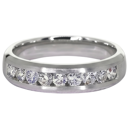 Lab Grown Diamond Eternity Band 1.35ct - White Gold 10K