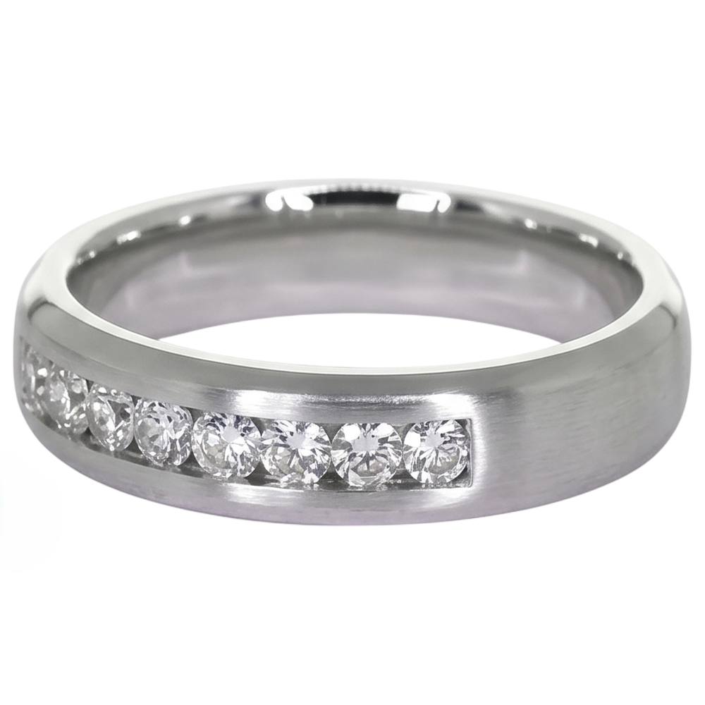 Lab Grown Diamond Eternity Band 1.35ct - White Gold 10K