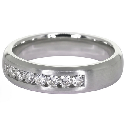 Lab Grown Diamond Eternity Band 1.35ct - White Gold 10K