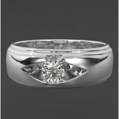 Lab Grown Diamond Ring 1ct - White Gold 10K