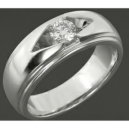 Lab Grown Diamond Ring 1ct - White Gold 10K