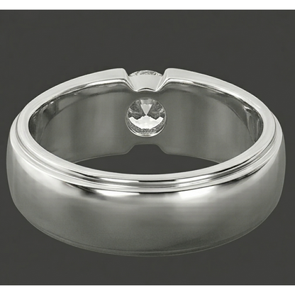Lab Grown Diamond Ring 1ct - White Gold 10K