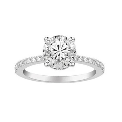 Lab Grown Big Diamond Anniversary Ring 7.56 Carats White Gold 14K Jewelry New