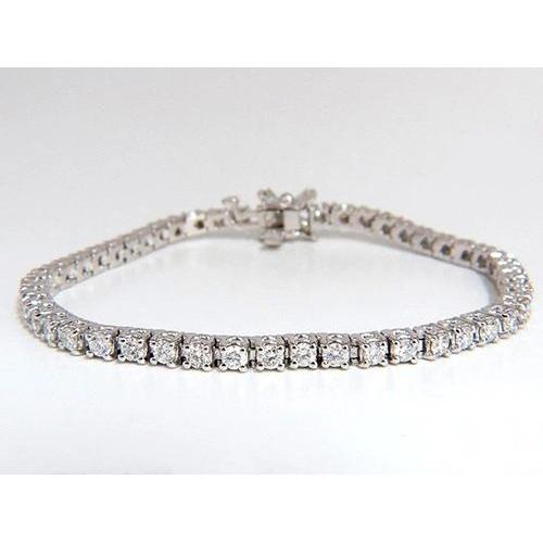 Lab Grown Diamond Tennis Bracelet