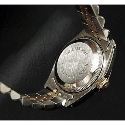 Ladies Rolex Datejust 26mm Mother Of Pearl Stick Dial Two Tone Watch