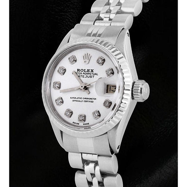 White Diamond Dial Rolex