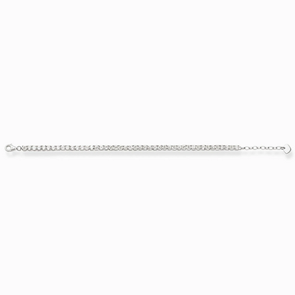 Ladies Bracelet White Gold 14K 6.75 Ct. Prong Setting Round Lab Grown Diamonds