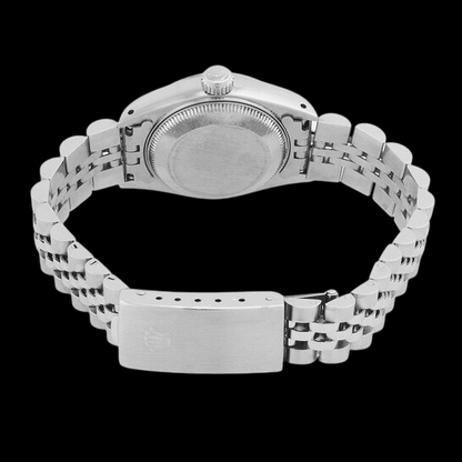 Ladies Datejust Stainless Steel 26 mm Blue Dial Rolex Watch