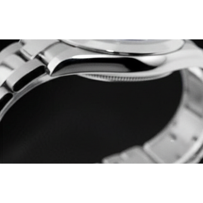 Lady-Datejust Rolex Blue Roman Dial Stainless Steel Watch