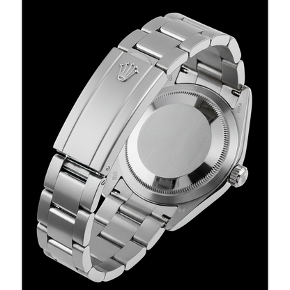 Lady-Datejust Rolex Blue Roman Dial Stainless Steel Watch