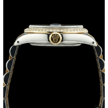 Lady Champagne Stick Rolex Dial Ss & Gold Jubilee Bracelet