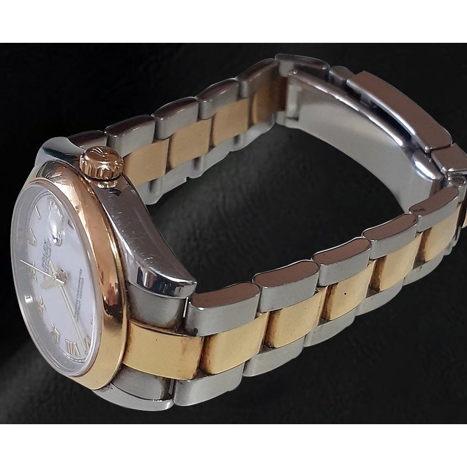 Gold Steel Watch