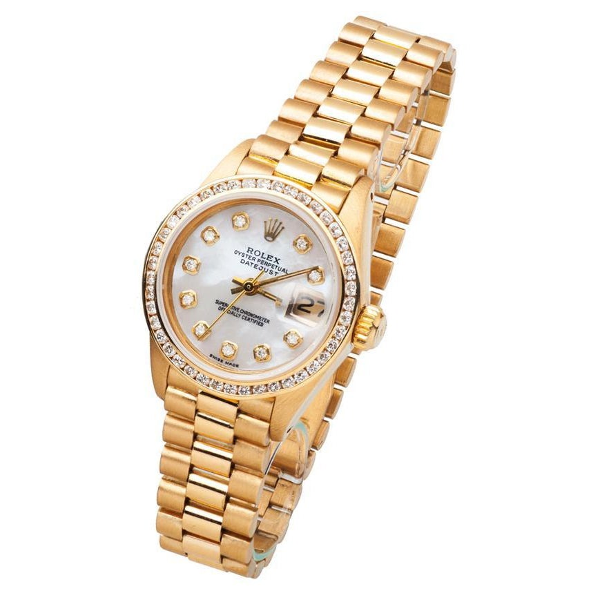 Watch Mop Bezel President Yellow Gold