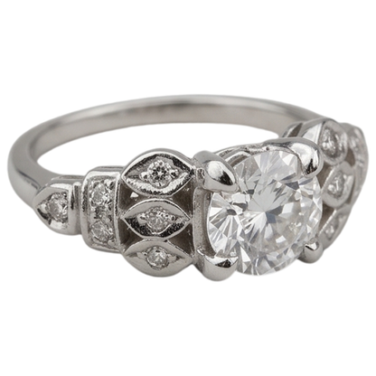 Like Vintage Engagement Ring Natural Earth Mined Diamond