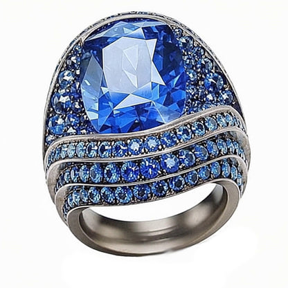 Like Antique Cocktail Sapphire Ring