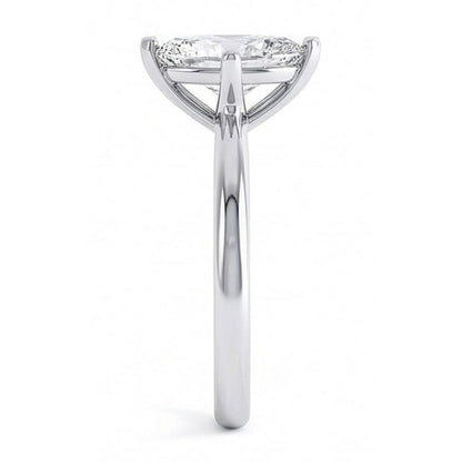 Marquise Cut 1.50 Ct Solitaire Natural Earth Mined Diamond Wedding Ring White Gold