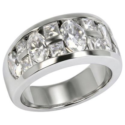 Marquise & Princess Cut Diamond Engagement Mens Band Ring White Gold 10K 5 Ct